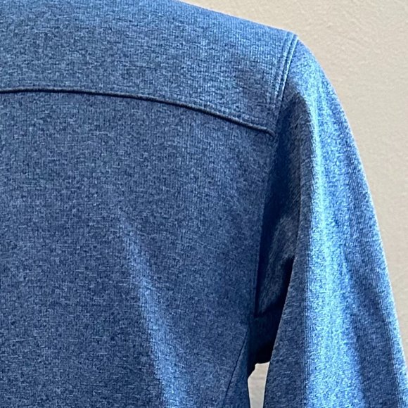 The North Face Men's Canyonlands Tall Fleece Half Zip Pullover Blue Size Small - Picture 13 of 16